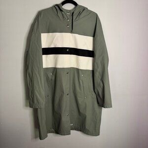 Stutterheim Women's Stockholm Long Raincoat Size XL